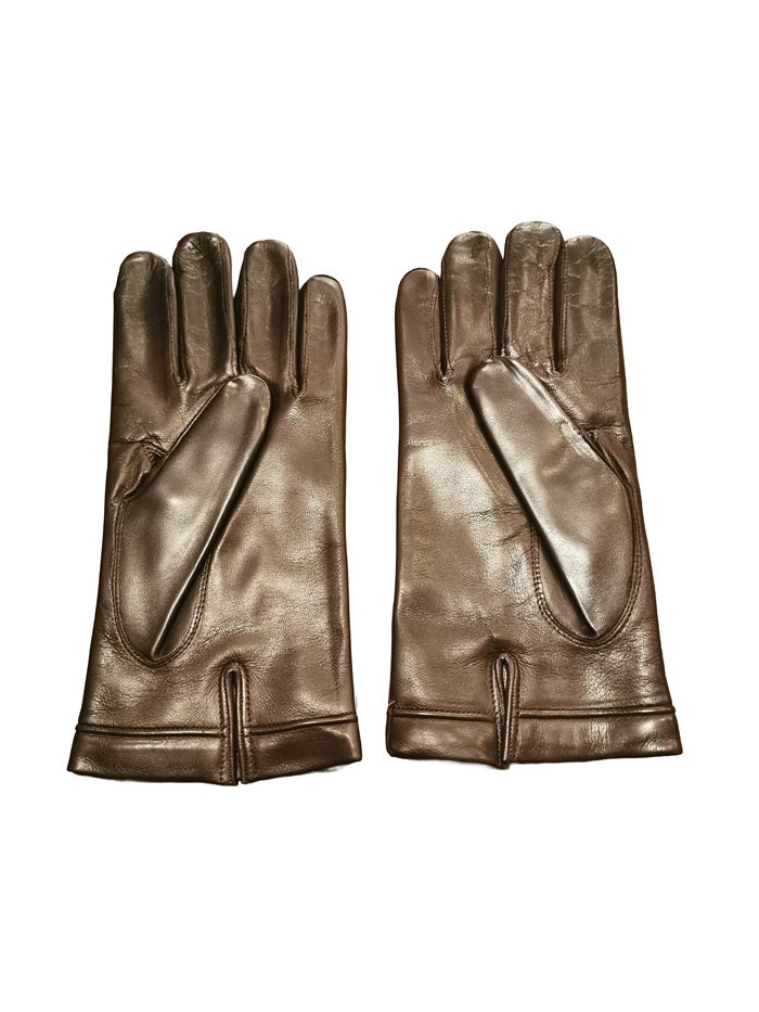 Men's leather glove Allegrini G200 dark brown leather goods