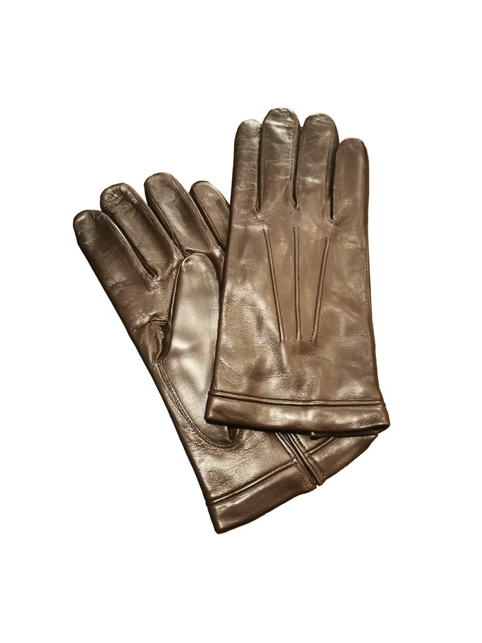 Men's leather glove Allegrini G200 dark brown leather goods