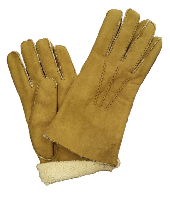 Men's merino glove Pelletteria Allegrini g208 hazel