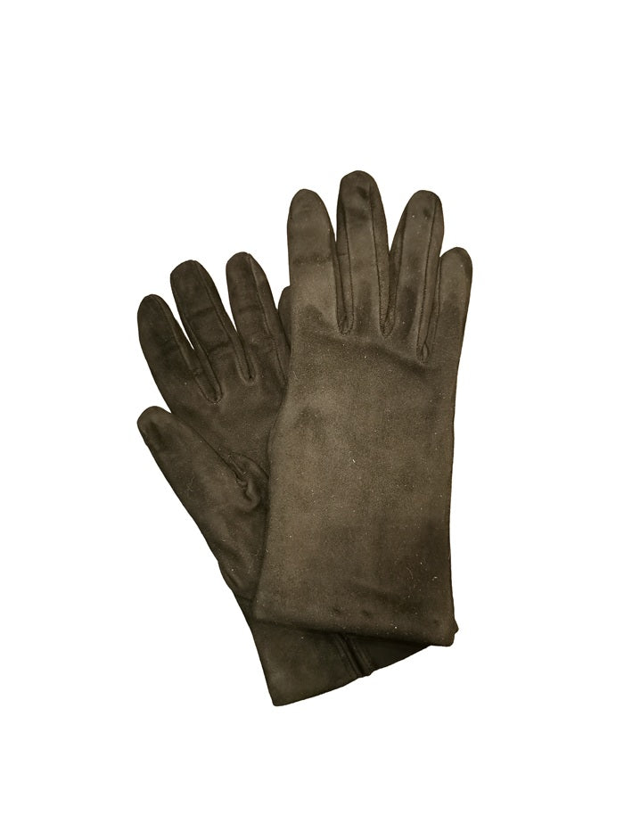 Guanto donna in pelle scamosciata Pelletteria Allegrini g300 nero