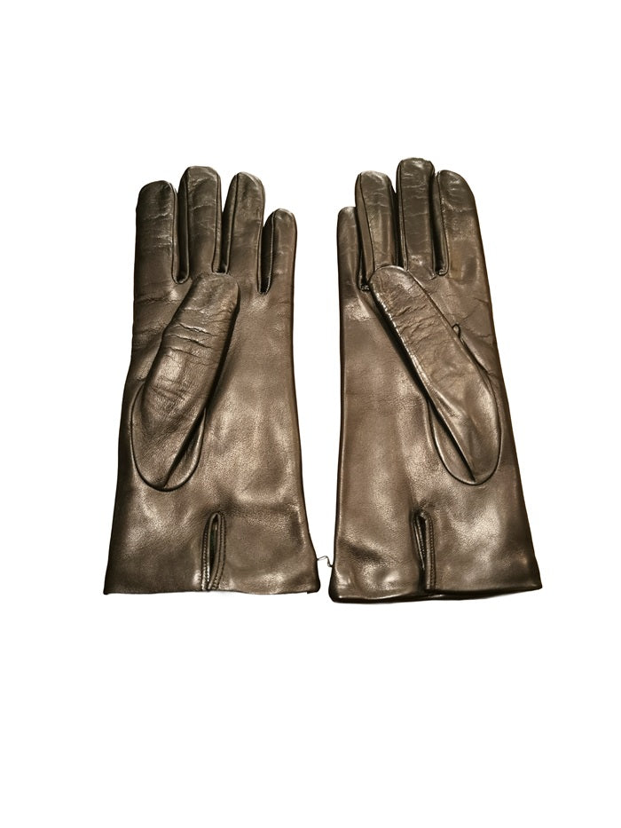 Guanto donna liscio in pelle Pelletteria Allegrini G303C Nero