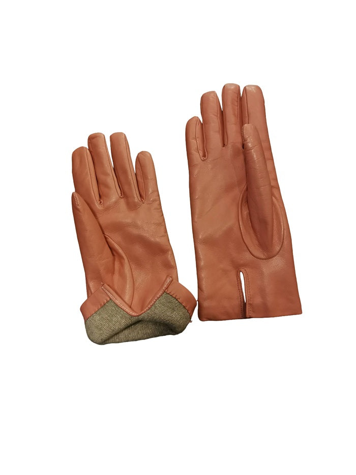 Guanto donna liscio in pelle Pelletteria Allegrini G303C rosa