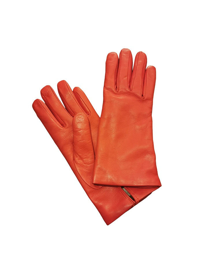Guanto donna liscio in pelle Pelletteria Allegrini G303C Rosso