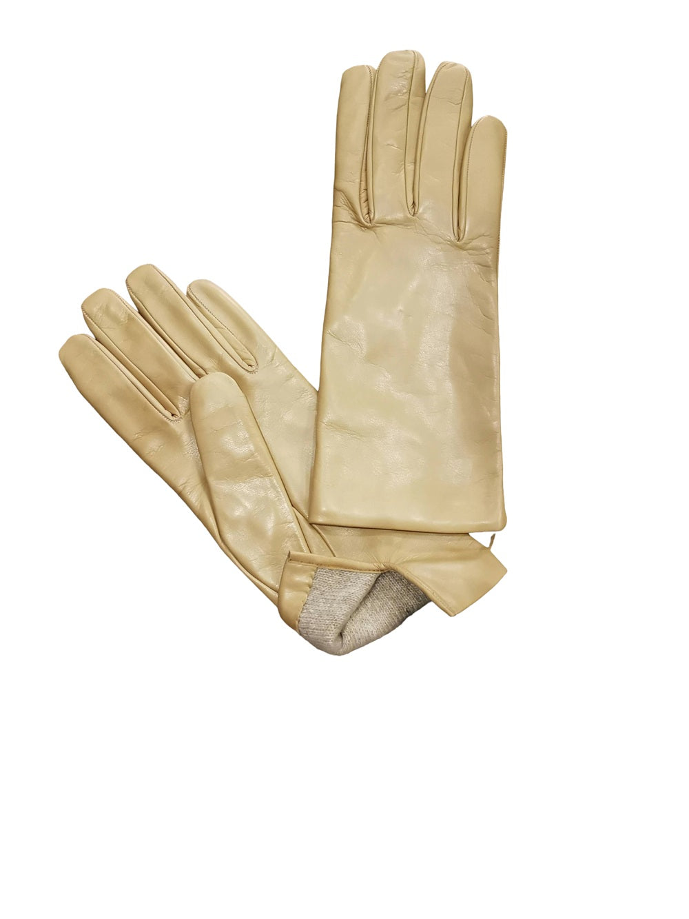 Women's smooth leather gloves Pelletteria Allegrini Filippo G303C Honey