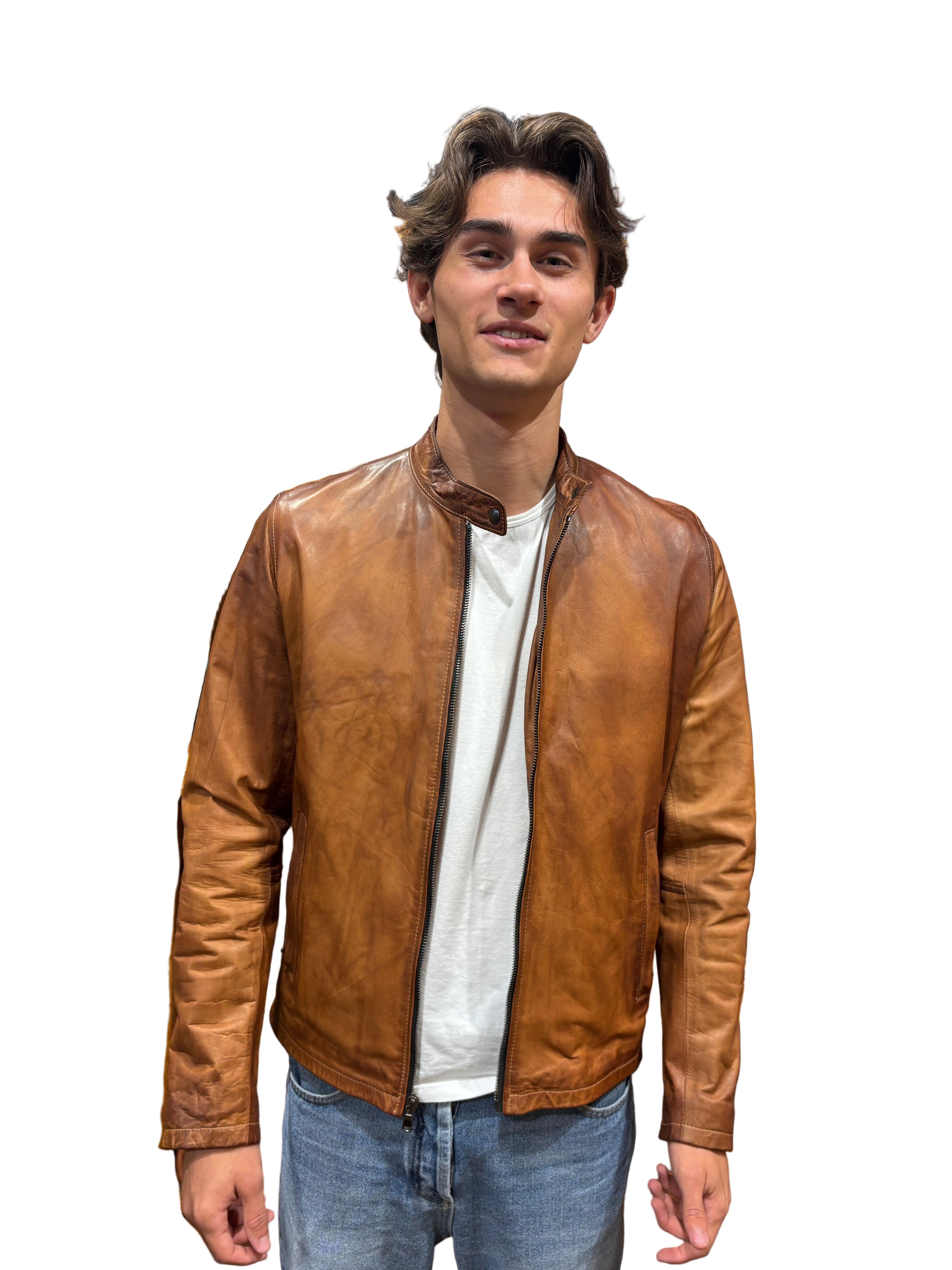 Giacca in pelle Pelletteria Allegrini DG1 rivista