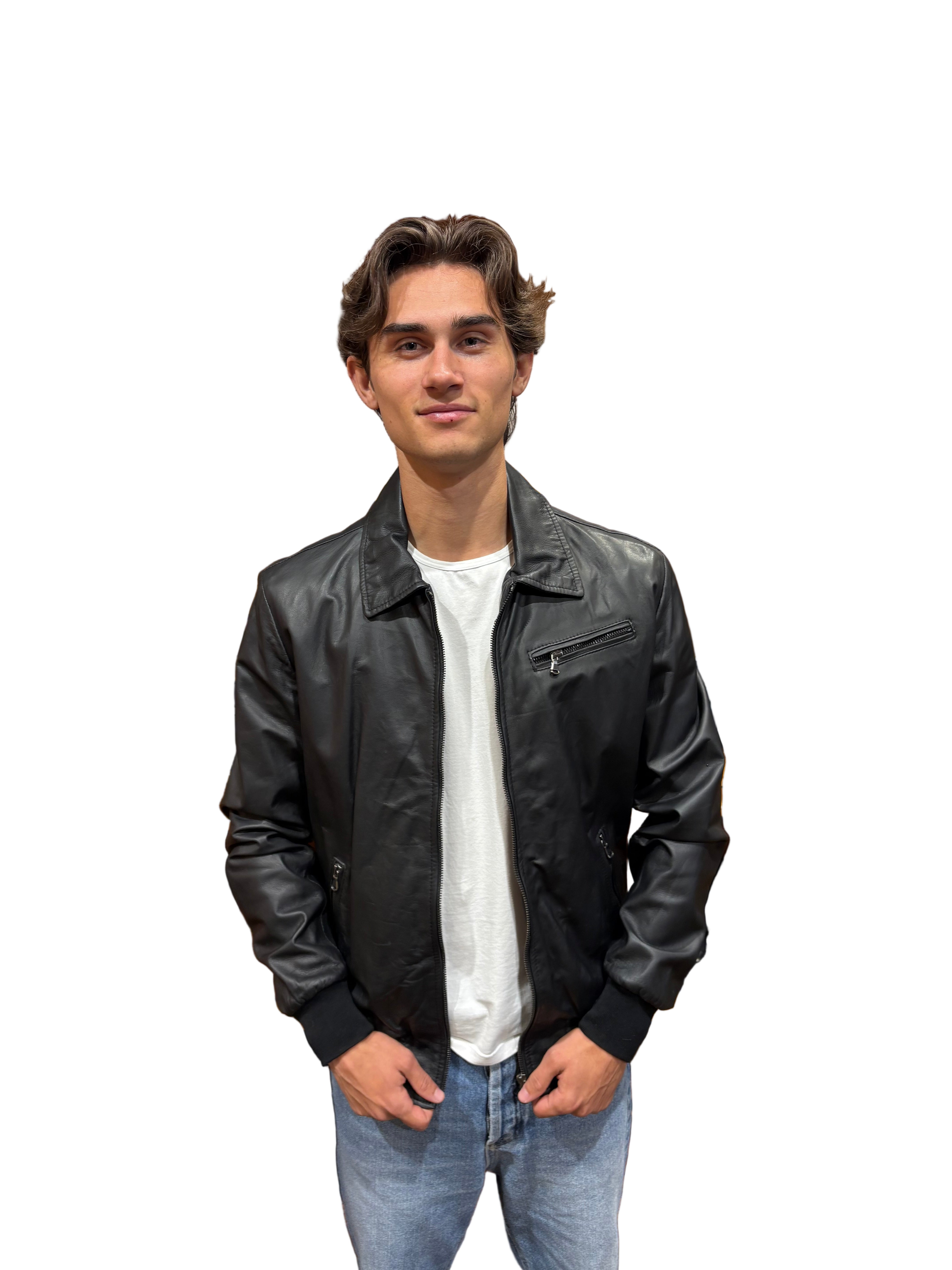 Red2 Jap Nappa Men's Leather Jacket