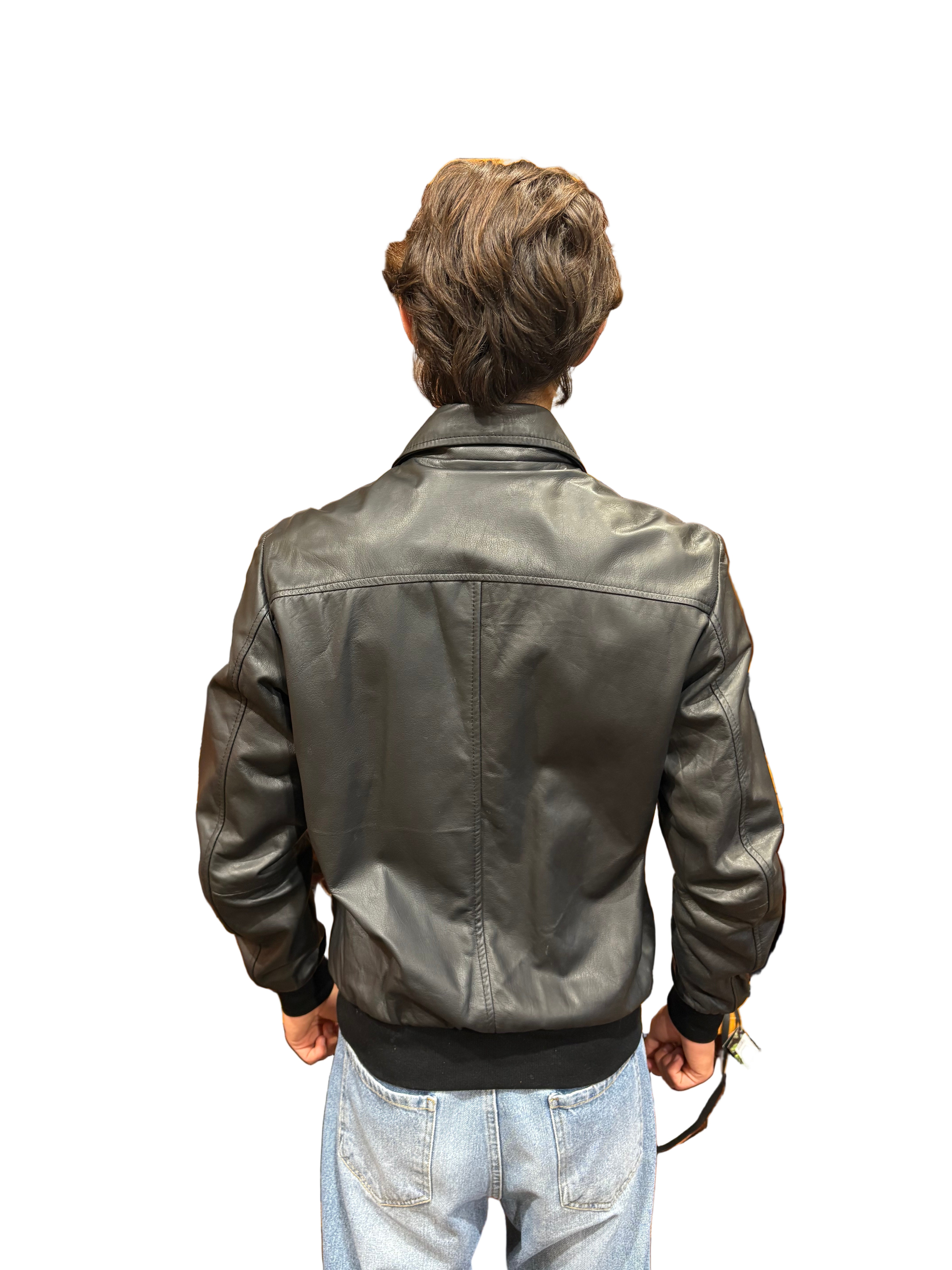 Red2 Jap Nappa Men's Leather Jacket