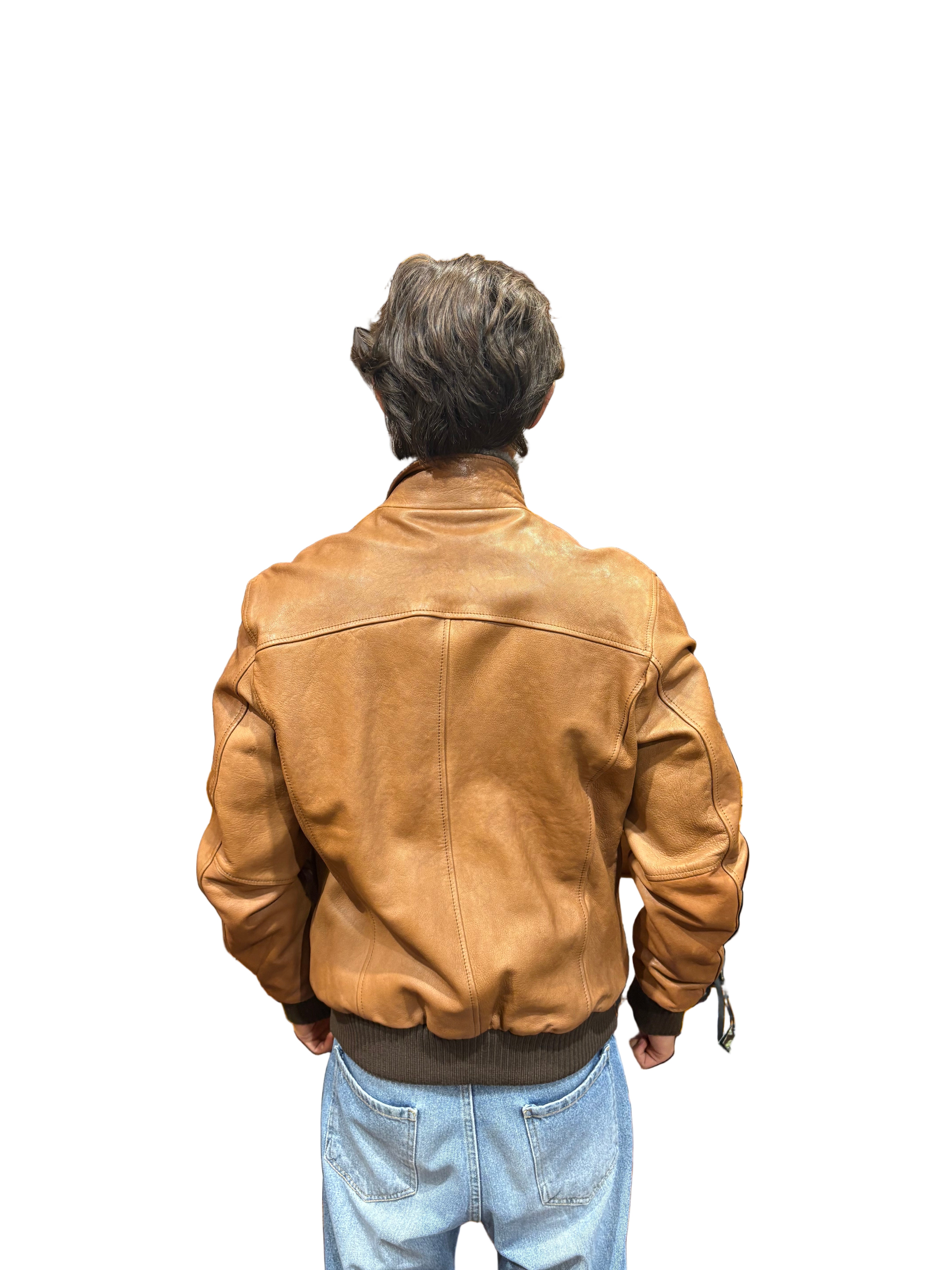leather jacket with fur collar leather goods allegrini bentivoglio leather