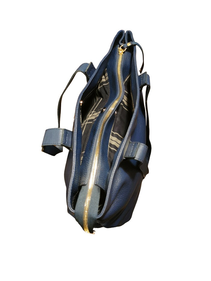 Borsa in pelle con doppi manici Bruno Rossi ML193 Oceano