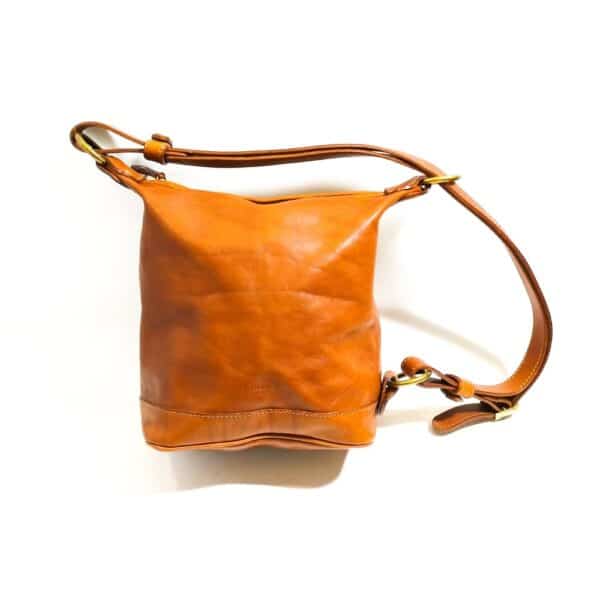 Secchiello/zaino in pelle I Medici 63/1000 Marrone