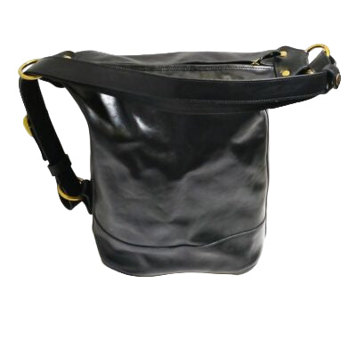 Secchiello/zaino in pelle I Medici 63/1100 nero