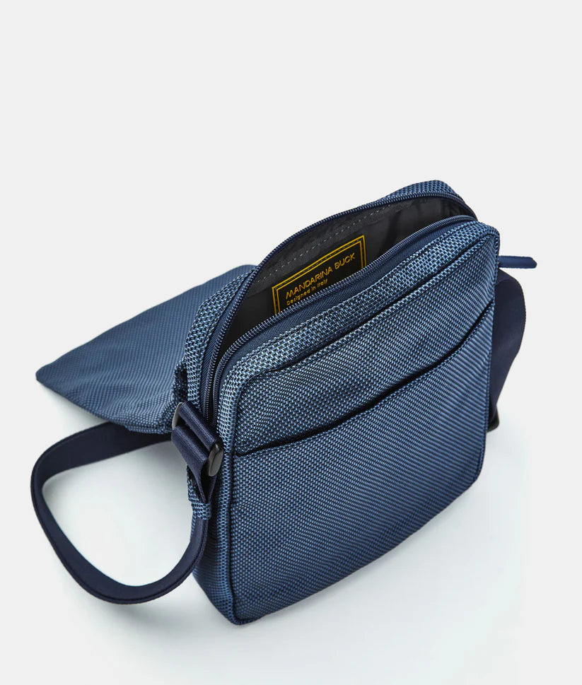 Mandarina Duck Zephyr Fabric Shoulder Bag P10OTT02 Dress Blue