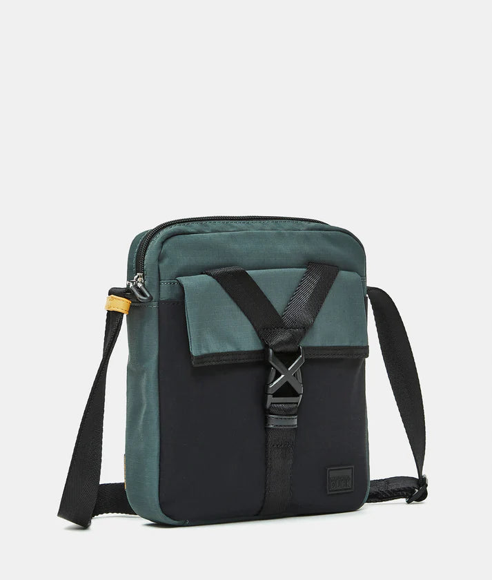 Tracolla in tessuto Y-lite Mandarina Duck P10OWT02 Pine green