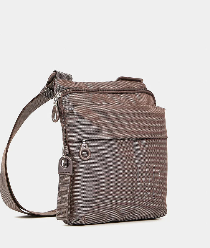 Tracolla in tessuto MD20 Mandarina Duck P10QMT04 Taupe