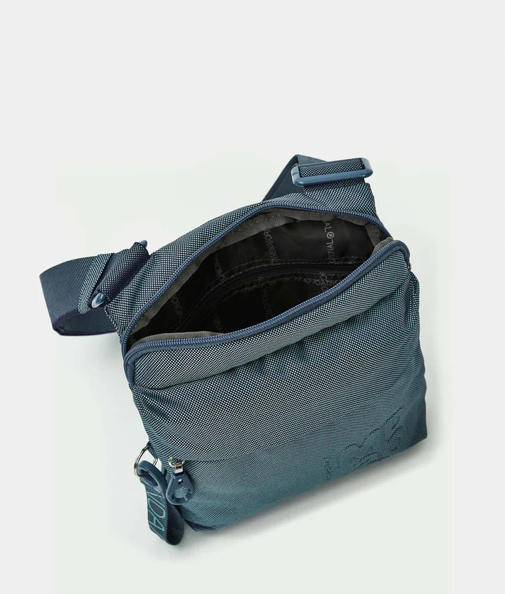 Tracolla in tessuto MD20 Mandarina Duck P10QMT04 Blue wing