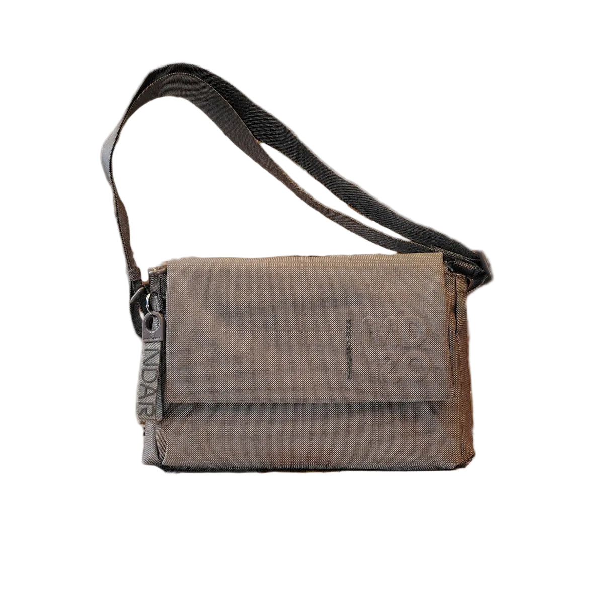Tracolla c/patta in tessuto MD Mandarina Duck P10QMT28 Taupe