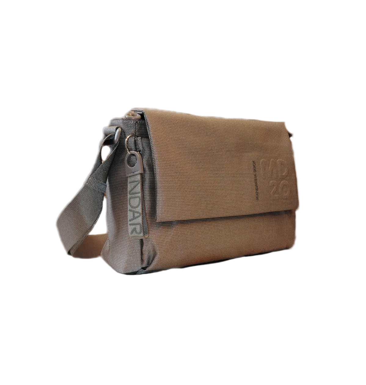 Tracolla c/patta in tessuto MD Mandarina Duck P10QMT28 Taupe