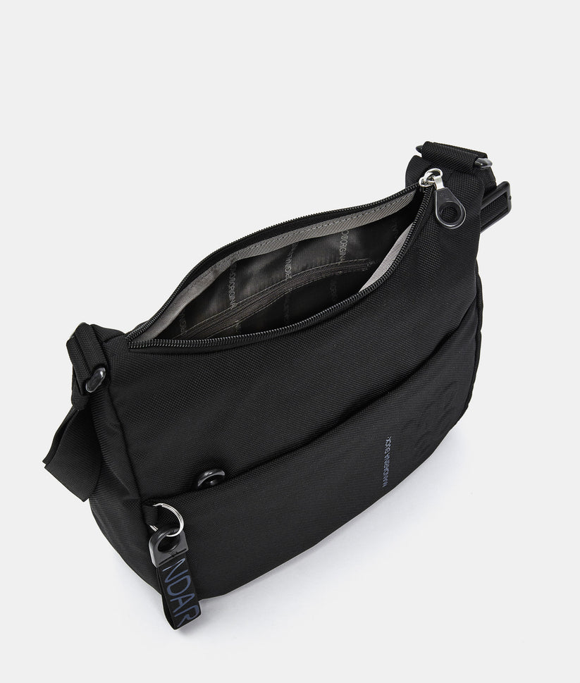 Tracolla in tessuto MD Mandarina Duck P10QMT37 Nero