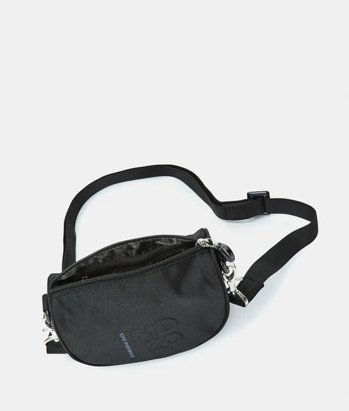 Tracollina mini in tessuto MD Mandarina Duck P10QMT54 nero