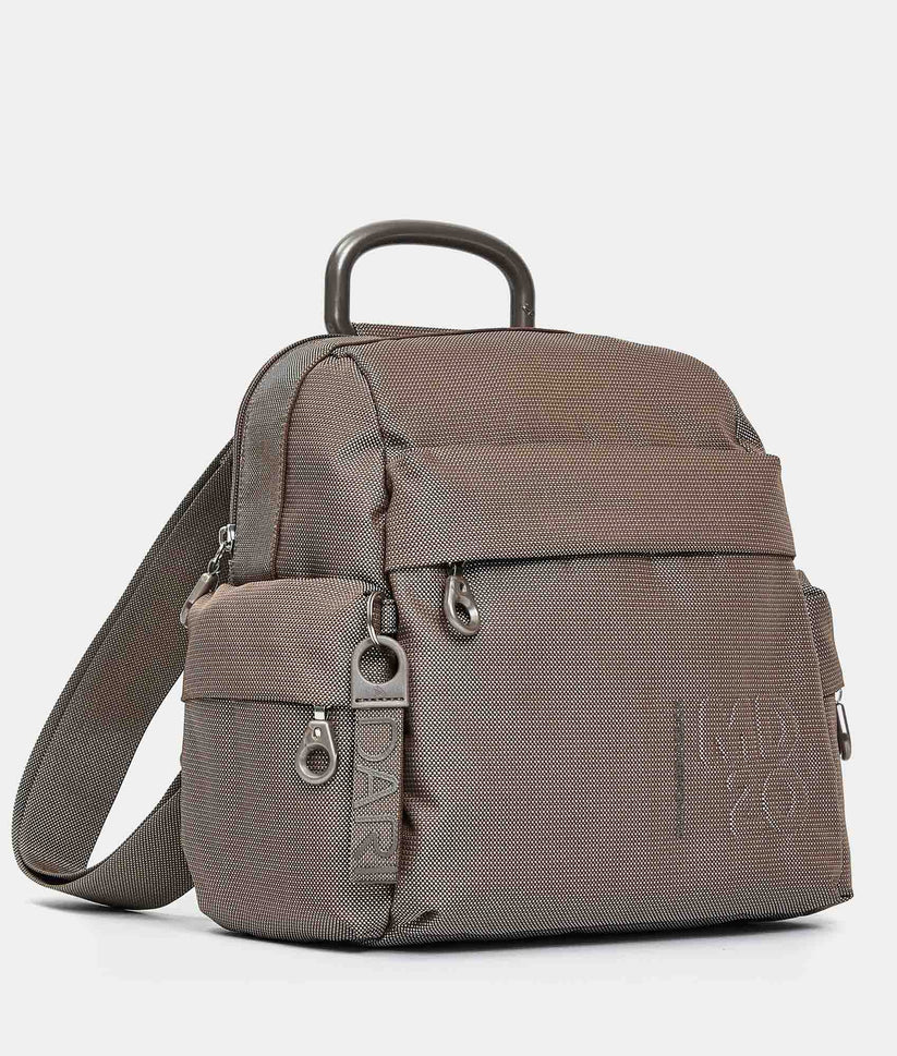 Zaino in tessuto MD20 Mandarina Duck P10QMTT1 Taupe