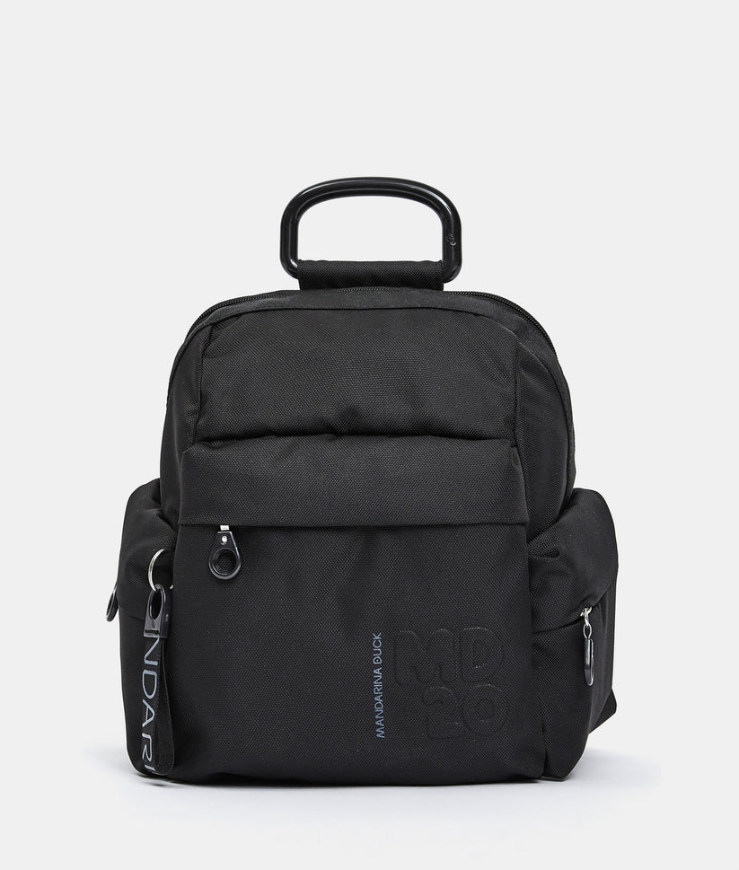Zaino in tessuto MD20 Mandarina Duck P10QMTT1 Nero