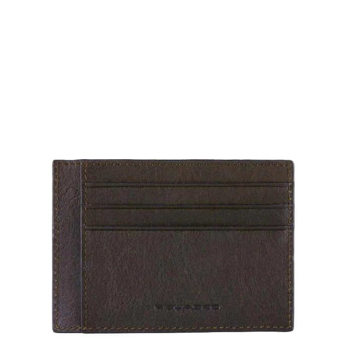 Portacarte uomo sottile Piquadro PP2762B3R Testa di moro