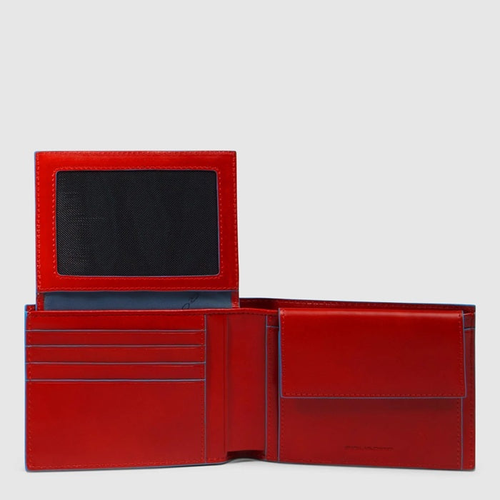 Portafogli uomo con porta documenti Piquadro PU1392B2R Arancio