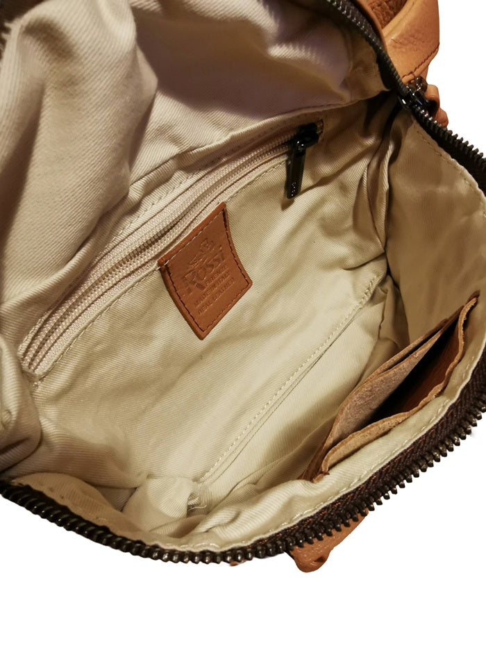 Marsupio in pelle Bruno Rossi R260 Naturale