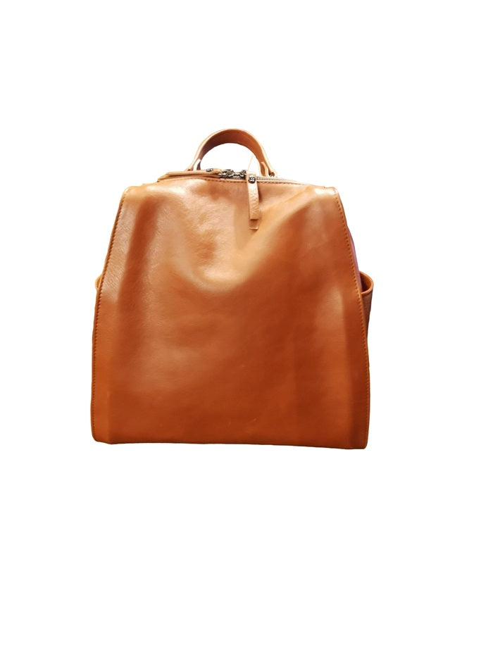 Zaino in pelle Bruno Rossi R342/P Brandy