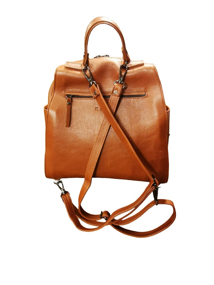 Zaino in pelle Bruno Rossi R342/P Brandy