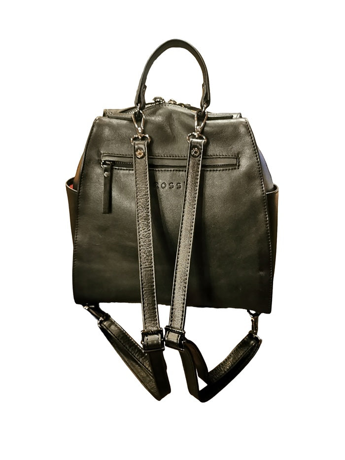 Zaino in pelle Bruno Rossi R342/P Nero