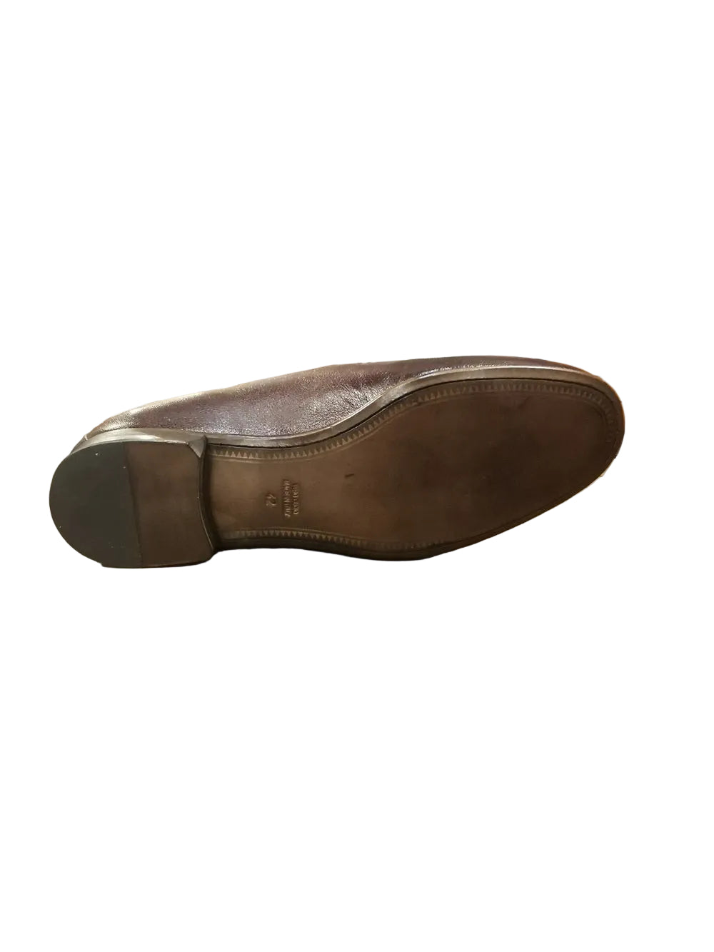 Men's leather loafer with tassels Pelletteria Allegrini Filippo TISSI Cigar