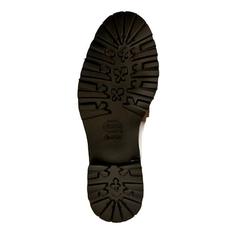 Stivaletto da uomo con elastico in Velour Vax pelletteria allegrini angius testa di moro