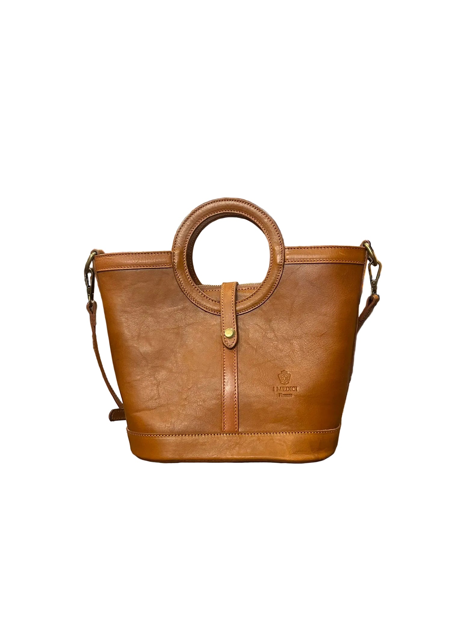 Secchiello in pelle I Medici 63/1585 marrone