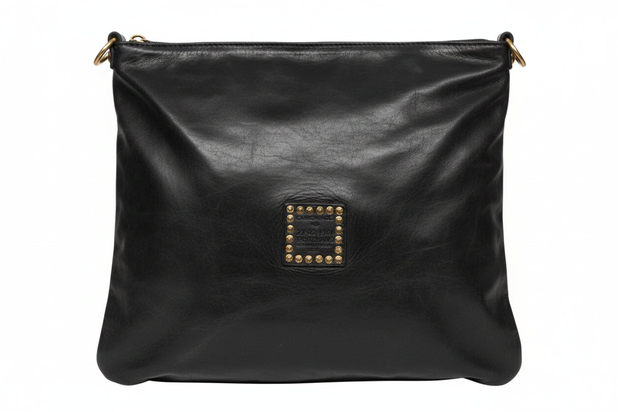 Tracollina Margot tg.M con borchie Campomaggi C045770ND X3112 nero