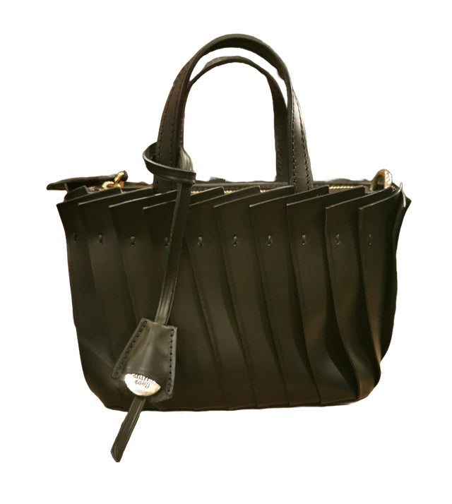 Leather Satchel Opera Boldrini 07388 Black