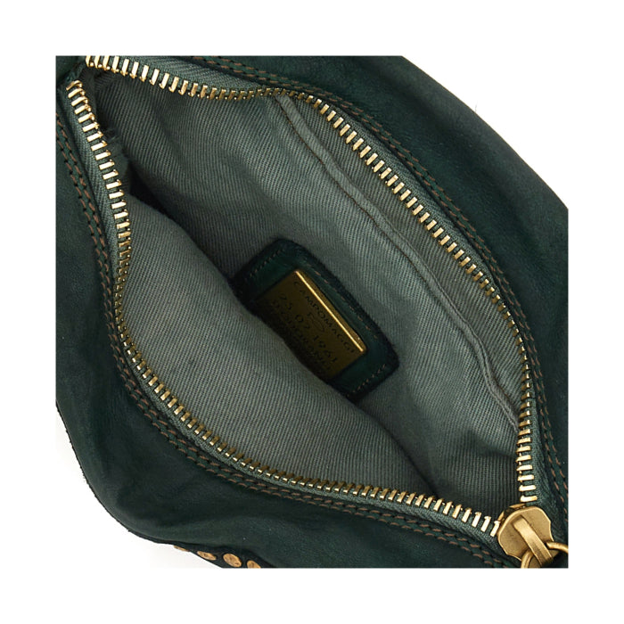 Leather bag with studs Moira Campomaggi C026320ND X2885 black