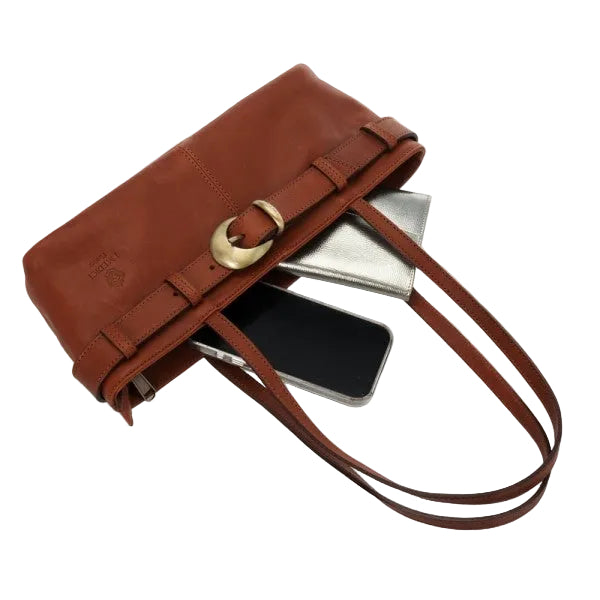 Borsa a spalla in pelle I Medici 63/615 marrone