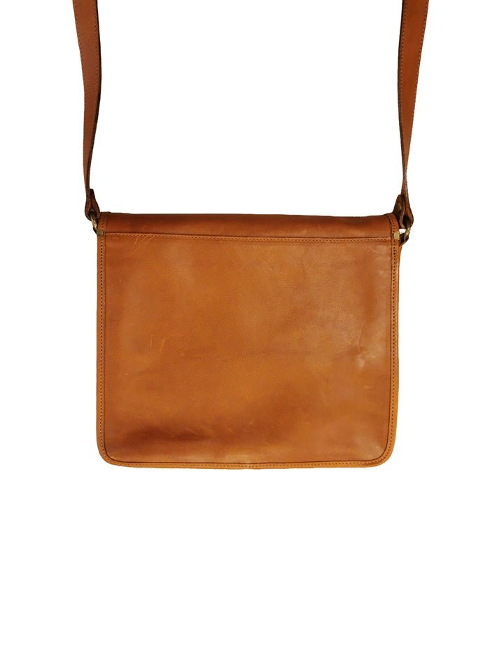 Borsa College in pelle I Medici 63/5650 marrone - Pelletteria Allegrini