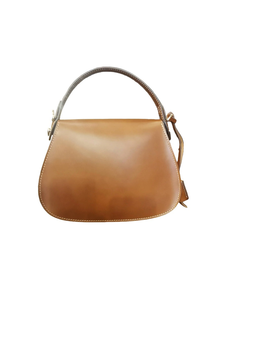 Borsa con manico e tracolla in pelle Boldrini 07610 Golden