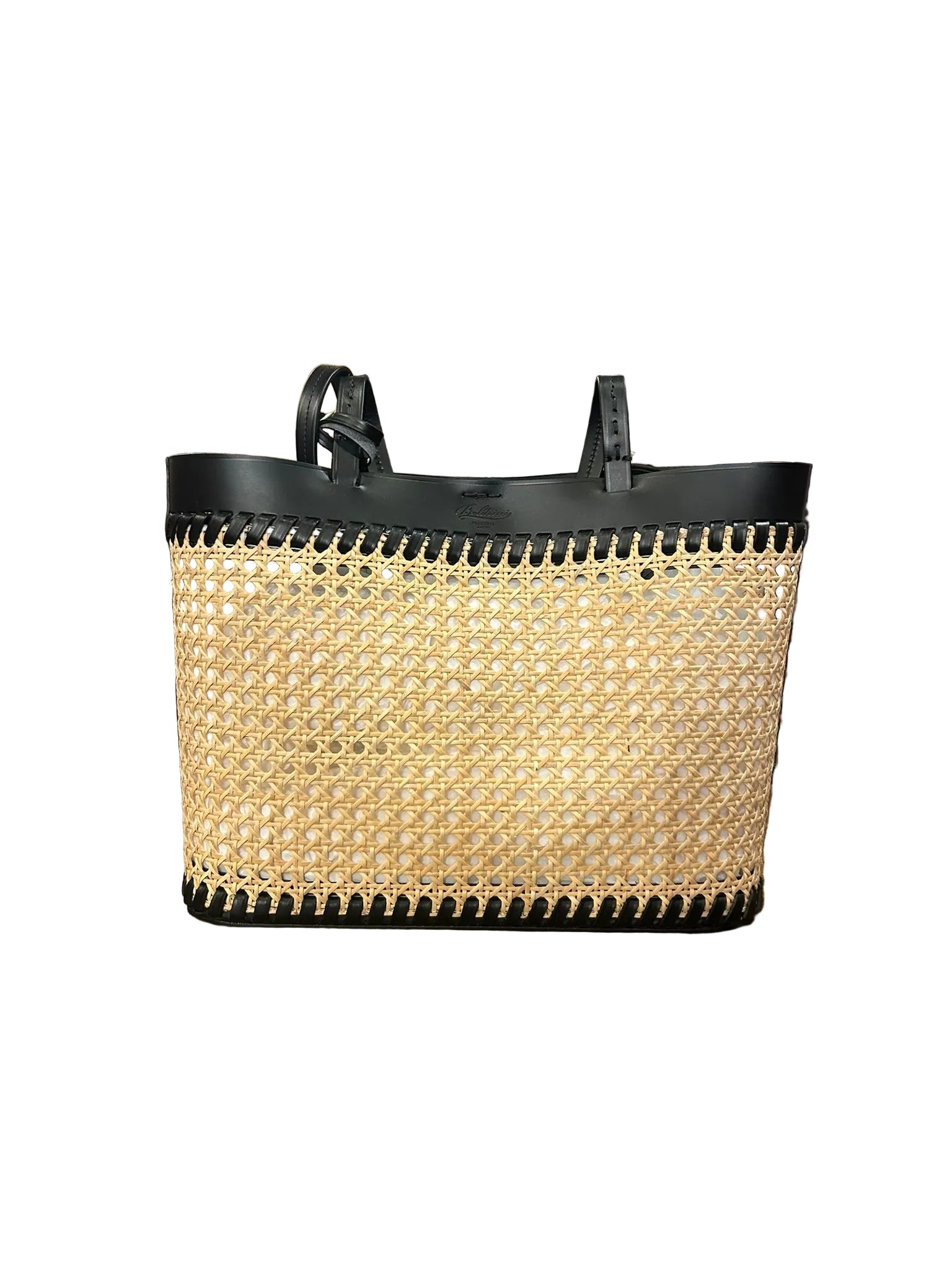 Borsa di Rafia Vienna Boldrini 05368 nero - Pelletteria Allegrini
