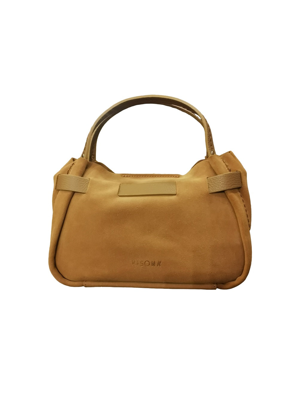 Borsa in camoscio Visonà 26140 Caramel