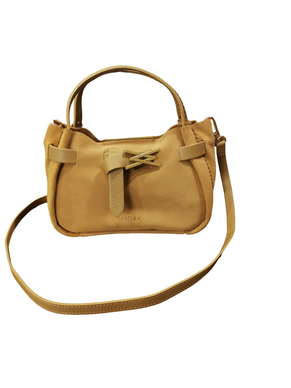 Borsa in camoscio Visonà 26140 Caramel