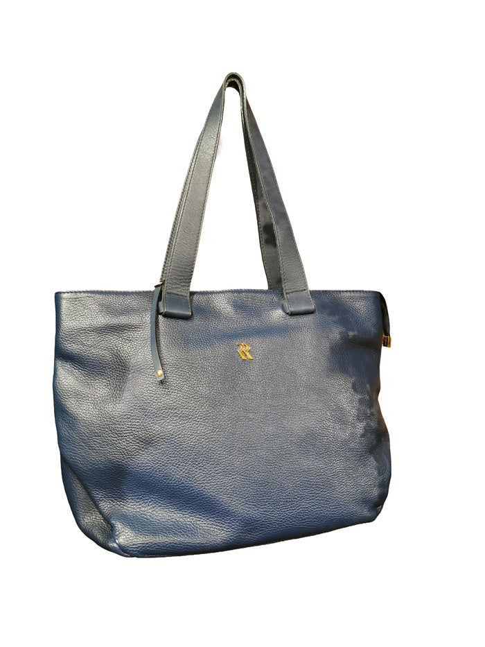Borsa in pelle con doppi manici Bruno Rossi ML193 Oceano