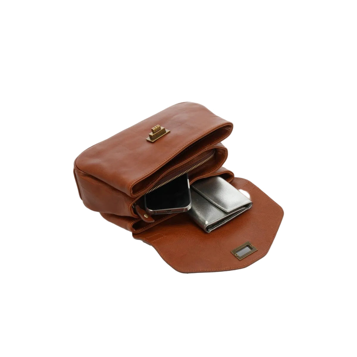 Leather bag I Medici 63/652 Brown