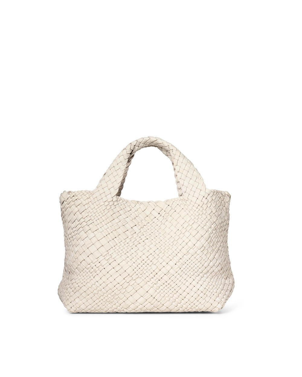 Borsa in pelle intrecciata Visonà 20316 Greige