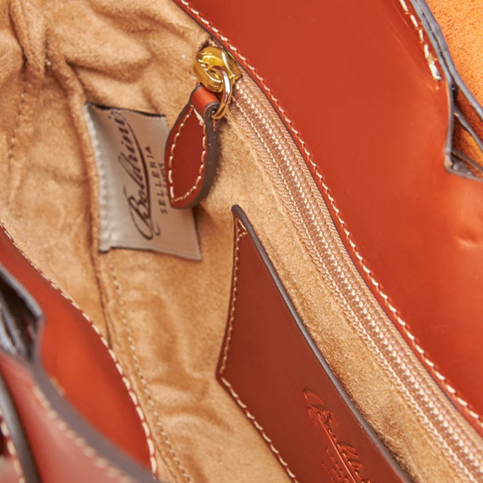 Opera Leather Bag Boldrini 07298 Golden