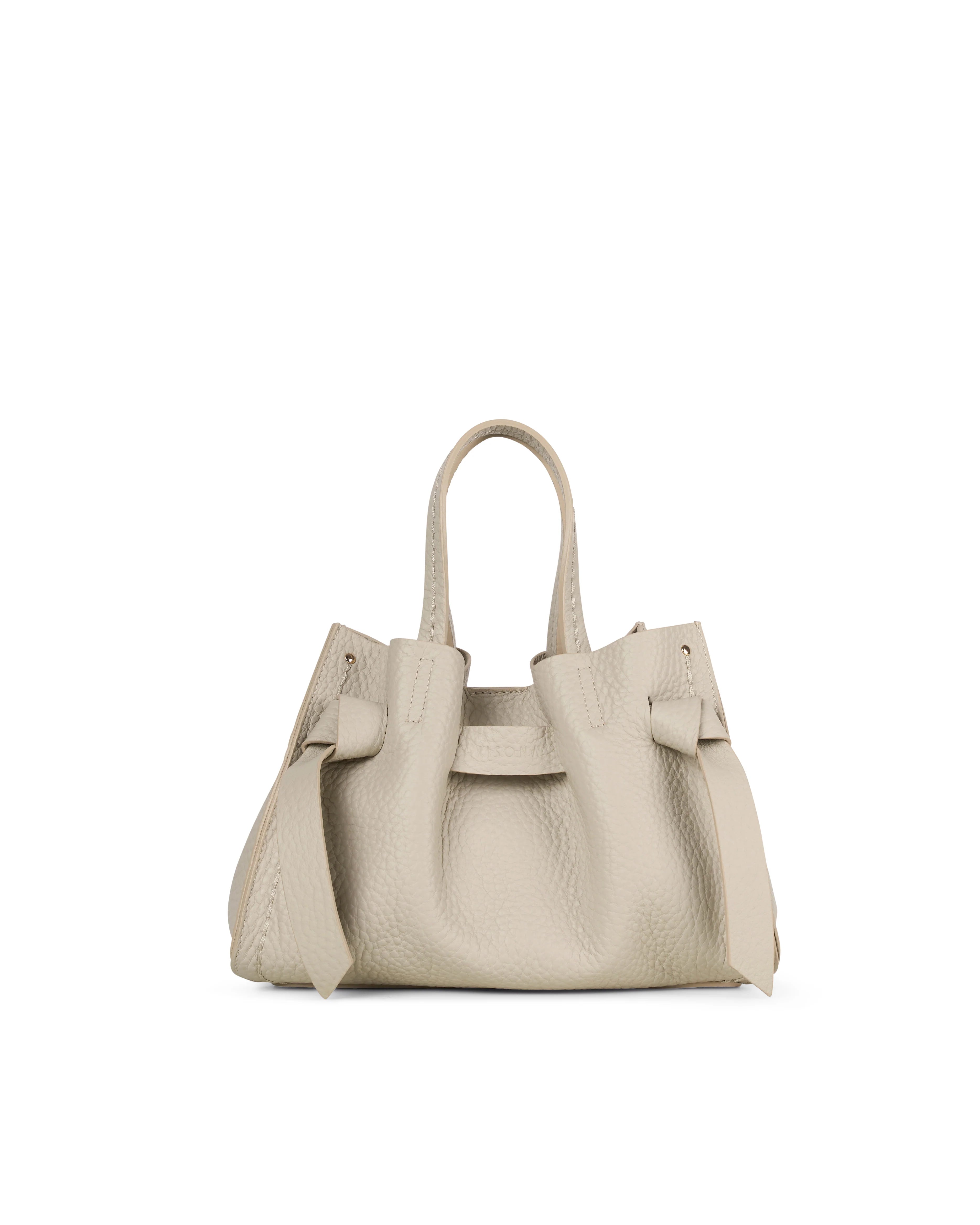 Borsa in pelle Visonà 24730 beige