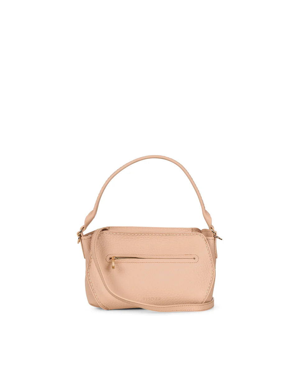 Borsa in pelle Visonà 26310 rosa