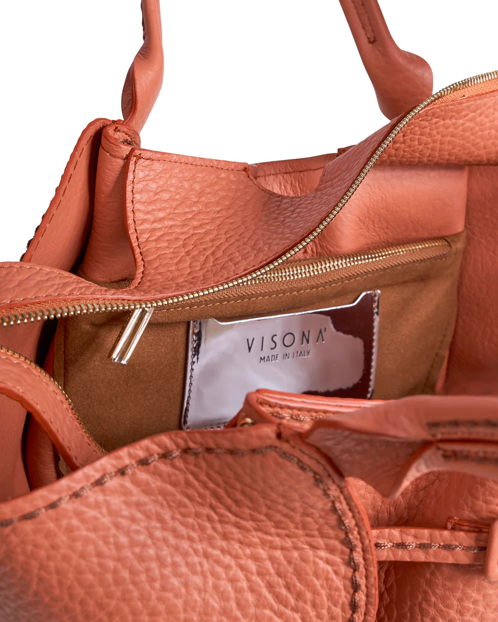 Borsa in pelle Visonà 26314 Blush